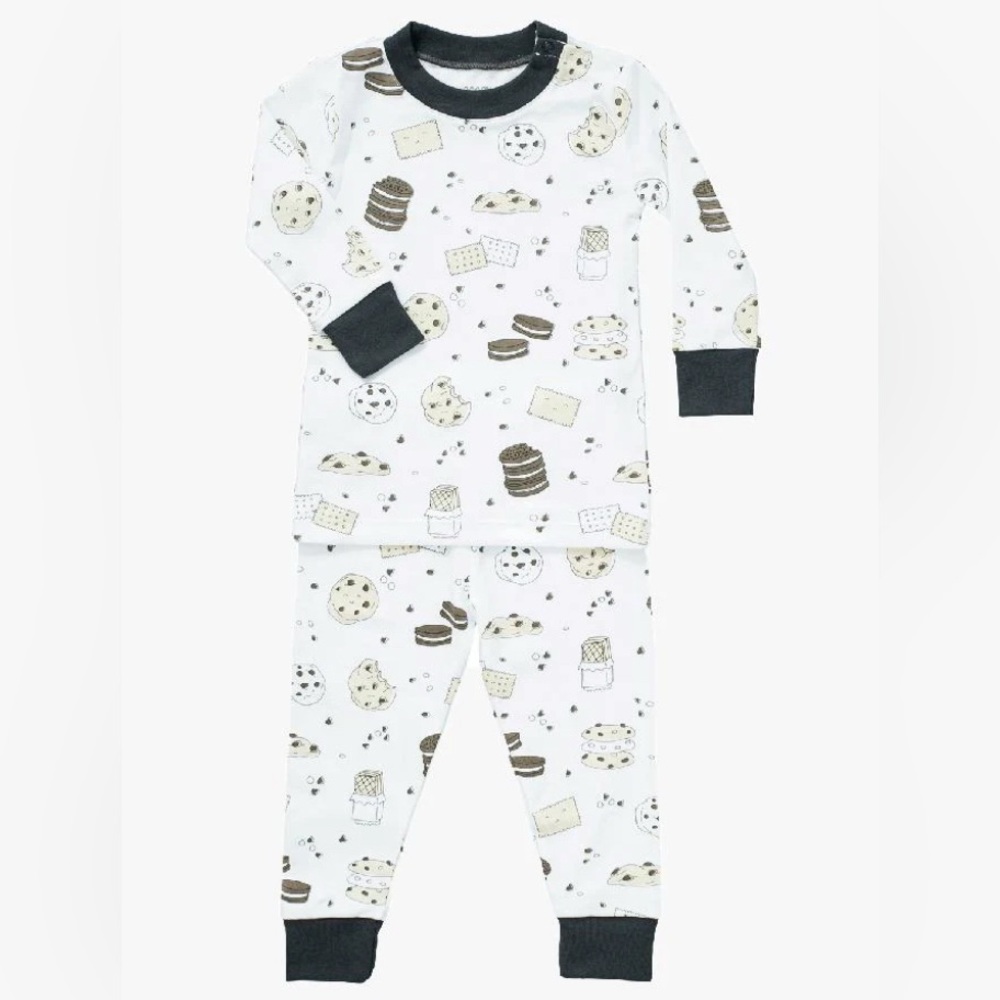 Baby Noomie Kids Cookie Print Pajamas 12-18 months